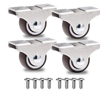 Load image into Gallery viewer, Small Fixed Castor Wheels 25mm 40KG - Wheels for Furniture by GBL - GBL Castors
