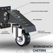 Load image into Gallery viewer, retractable casters
