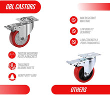 Load image into Gallery viewer, heavy duty castors
